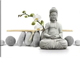 obraz-na-plotnie-budda-kamienie-120x80-800-wzorow
