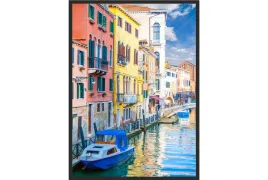 obraz-plakat-40x30-wenecja-wlochy-kanal-gondola