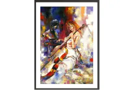 obraz-plakat-70x50-kobieta-z-wiolonczela-poster