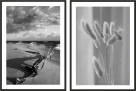 obraz-plakat-dyptyk-50x70-plaza-boho-trawa-morze