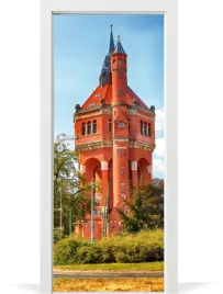 folia-fototapeta-na-drzwi-wieza-cisnien-wroclaw