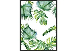 obraz-plakat-70x50-liscie-monstera-klimat-dzungli