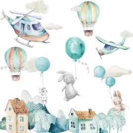 samolot-helikopter-balony-naklejka-na-sciane-240cm