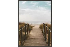 obraz-plakat-40x30-wejscie-na-plaze-pomost-baltyk