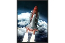 obraz-plakat-40x30-statek-kosmiczny-kosmos-poster
