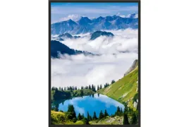 obraz-plakat-70x50-jezioro-w-gorach-gory-natura