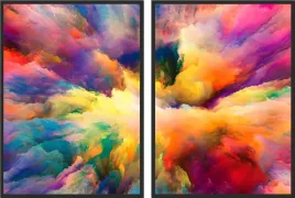 obraz-plakaty-dyptyk-60x40-abstrakcja-kolory