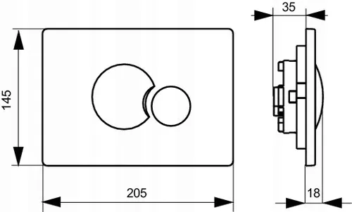 sanit-przycisk-splukujacy-do-wc-linea-bialy-stan-nowy