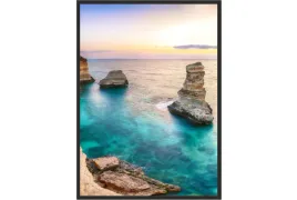 obraz-plakat-70x50-kamieniste-wybrzeze-plaza-skaly