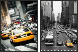 obraz-plakat-dyptyk-50x70-zolte-taxi-ny-postery