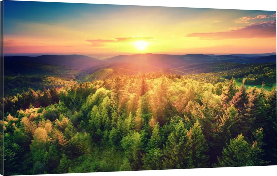 obraz-na-plotnie-bieszczady-gory-las-110x70-hit