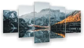 obraz-5-czesciowy-tryptyk-morskie-oko-jezioro