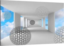 obraz-na-plotnie-tunel-kule-100x70-980-wzorow