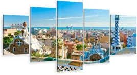 tryptyk-5-czesci-na-sciane-miasto-barcelona-800-wz