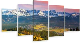 tryptyk-5-czesci-na-sciane-widok-na-tatry-980-wz