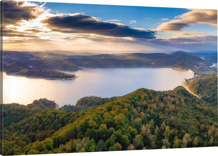 obraz-na-plotnie-bieszczady-widok-gory-120x80