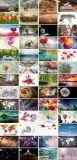 obraz-na-plotnie-gory-akwarele-abstrakcja-110x70-stan-nowy