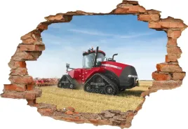 naklejka-dekoracyjna-na-sciane-dziura-3d-farma-czerwony-traktor