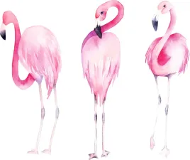 naklejki-na-sciane-100cm-flamingi-do-pokoju
