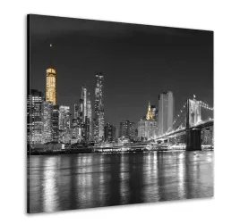 obraz-100x100-miasto-most-noca-new-york-wzory