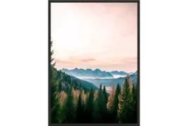 obraz-plakat-40x30-tatry-gory-zachod-jesien-mgla
