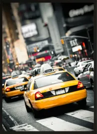 obraz-plakat-na-sciane-40x30-taxi-zolta-new-york-miasto-street