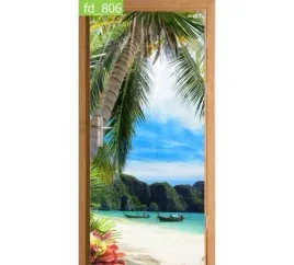 fototapeta-naklejka-na-drzwi-plaza-palma-lato