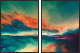 obraz-plakat-dyptyk-60x40-abstrakcja-art-kolory