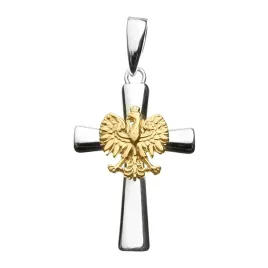 krzyzyk-srebrny-pr-925-wisiorek-ze-zlotym-orlem-orzelkiem-patriotyczny