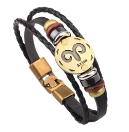 bransoleta-znak-zodiaku-bransoletka-skorzana-baran