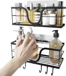 polka-prysznicowa-na-sciane-organizer-czarny-2szt