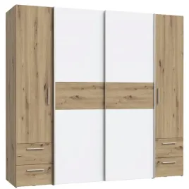 szafa-ubraniowa-do-sypialni-przesuwna-200-cm-szerokosci-z-szufladami