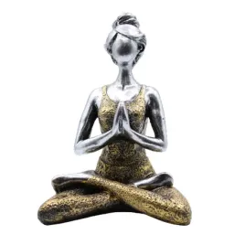 figurka-kobiety-24cm-joga-srebrny-i-zloty