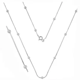 lancuszek-srebrny-pr-925-ozdobny-lsniacy-naszyjnik-linka-z-kulkami-or-45-cm