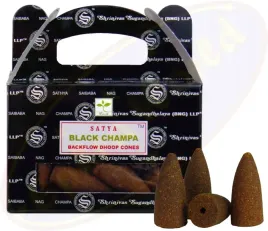 kadzidelka-satya-backflow-black-champa