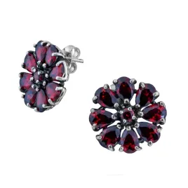 kolczyki-srebrne-pr-925-eleganckie-kolczyki-z-motywem-kwiatu-garnet