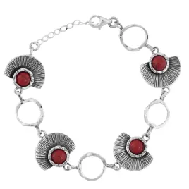 bransoletka-srebro-925-elegancka-bransoleta-z-czerwonymi-koralami-dla-niej
