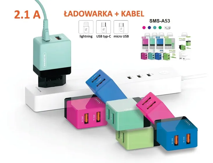 ladowarka-sieciowa-2x-usb-2a-kabel-micro-usb-marka-somostel