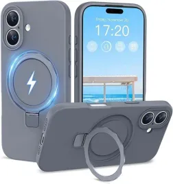 etui-obudowa-ochronna-plecki-do-iphone-16-magnetyczny-silikon-szary