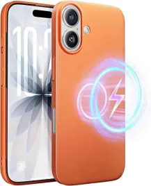 etui-obudowa-plecki-do-iphone-17-magsafe-slim-silikon-matowy-pomaranczowy
