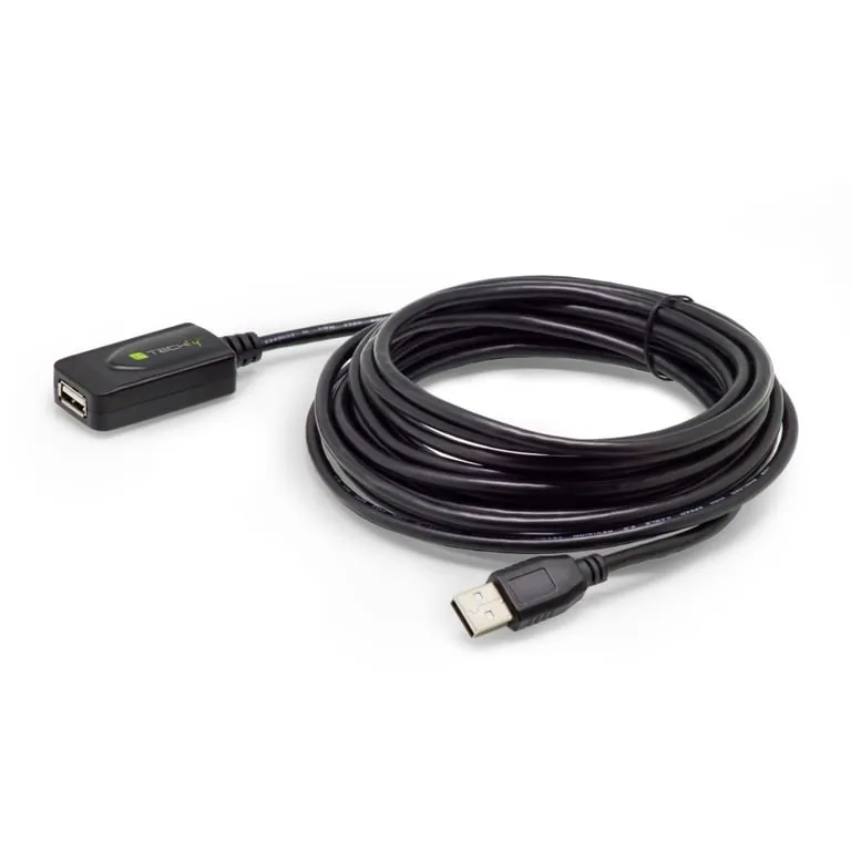 techly-iusb-rep20ty-kabel-usb-usb-2-0-5-m-usb-a-czarny