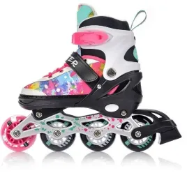 rolki-regulowane-meteor-4w1-painter-led-34-37