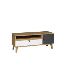 przestronna-trzykolorowa-szafka-rtv-memory-3d-dab-zloty-bialy-mat-gra