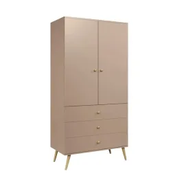 funkcjonalna-szafa-z-szufladami-100-cm-bezowa-ikon-sznurkowe-uchwyty