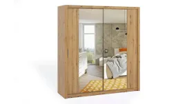 przestronna-szafa-do-salonu-nobo-200cm-z-lustrem-w-kolorze-dab-artisan
