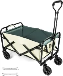 skladany-wozek-reczny-transportowy-kemping-las-regulowany-uchwyt-kieszen