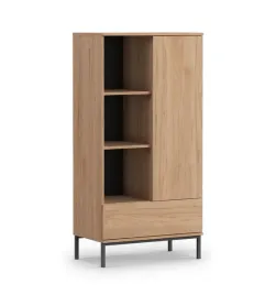 regal-na-ksiazki-z-szuflada-i-polkami-70-x-140-cm-dab-hickory