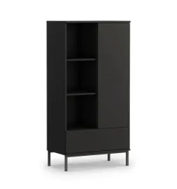 regal-na-ksiazki-z-szuflada-i-polkami-70-x-140-cm-czarny