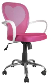 fotel-krzeslo-obrotowe-rozowe-dla-dziewczynki-do-biurka-do-nauki-z-sercem