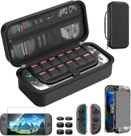 etui-do-konsoli-nintendo-switch-2-ze-szklem-hartowanym-na-ekran-czarne